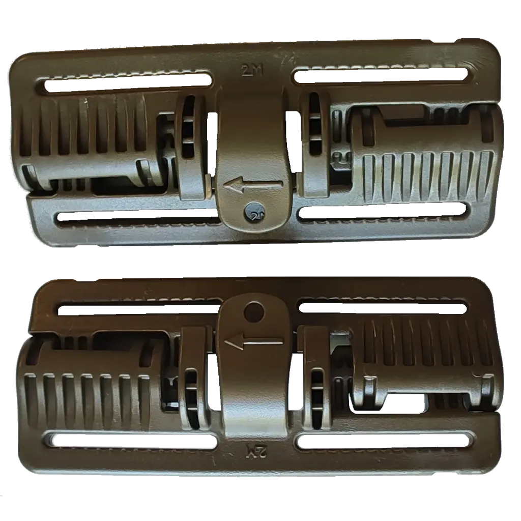 Klamra szybkowyczepna ROC/80 Brązowo szara [RAL 7013] (komplet L+P)