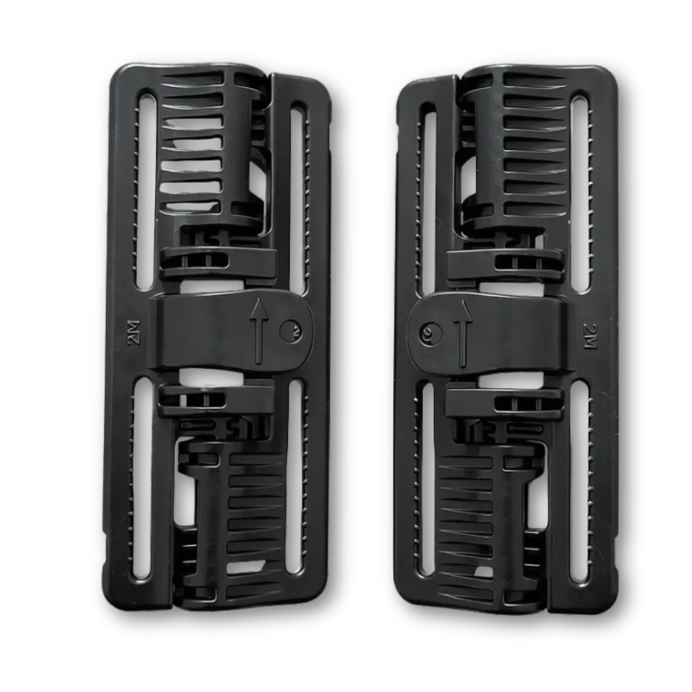 ROC/80 quick-release buckle black (set L+R)