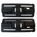 Klamra szybkowyczepna ROC/80 czarna (komplet L+P)