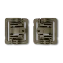 Klamra szybkowyczepna ROC/40 Brązowo szara [RAL 7013] (komplet L+P)